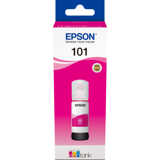 EPSON 101 MAGENTA - BOUTEILLE D'ENCRE EPSON ECOTANK D'ORIGINE (C13T03V34A)