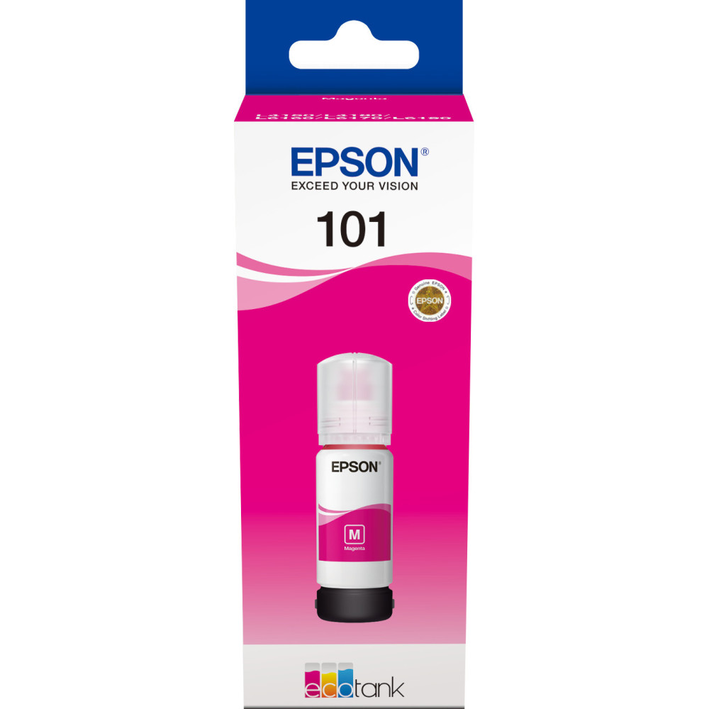 EPSON 101 MAGENTA - BOUTEILLE D'ENCRE EPSON ECOTANK D'ORIGINE (C13T03V34A)