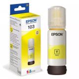 EPSON 103 JAUNE - BOUTEILLE D'ENCRE EPSON ECOTANK D'ORIGINE (C13T00S44A)