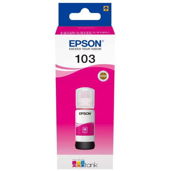 EPSON 103 MAGENTA - BOUTEILLE D'ENCRE EPSON ECOTANK D'ORIGINE (C13T00S34A)