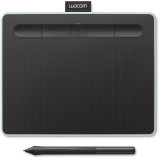 TABLETTE GRAPHIQUE WACOM INTUOS PETITE - USB & BLUETOOTH - COULEUR PISTACHE (CTL-4100WLE-S)