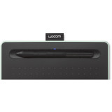 TABLETTE GRAPHIQUE WACOM INTUOS PETITE - USB & BLUETOOTH - COULEUR PISTACHE (CTL-4100WLE-S)