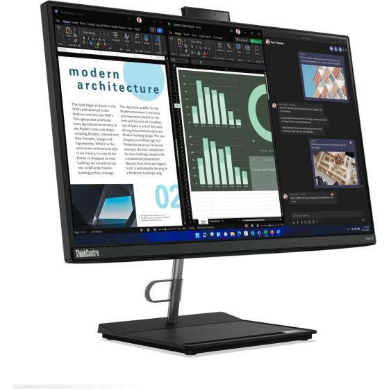 ORDINATEUR DE BUREAU ALL-IN-ONE LENOVO THINK CENTRE NÉO 30A 22 I5 (12B1001KFM)